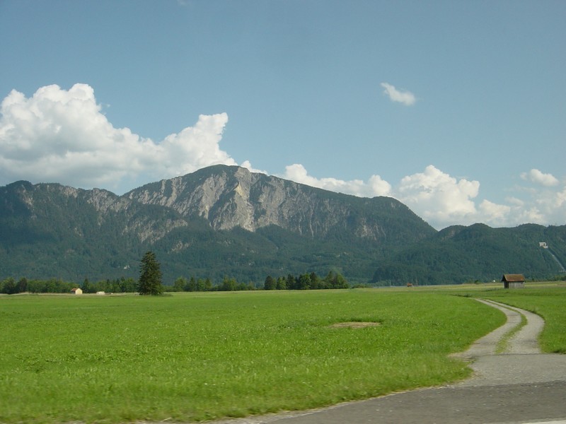 la Jochberg vue depuis la plaine